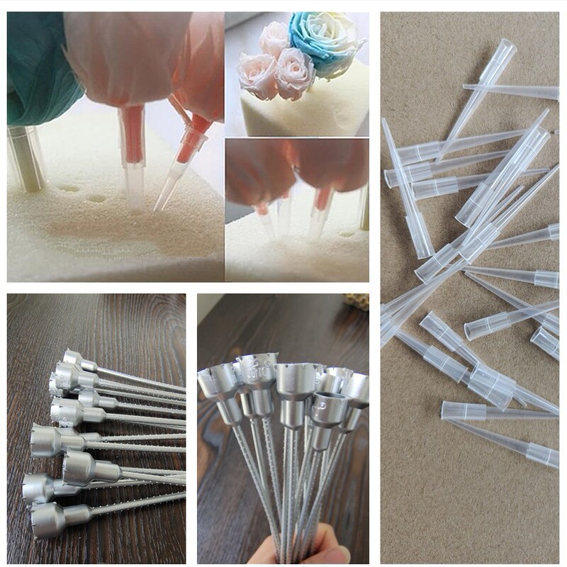 Preserved Flower Arrangement Flower Mud Holder Tool DIY Flower Holder Flower Pole Golden Plastic Branch Flower Artifact