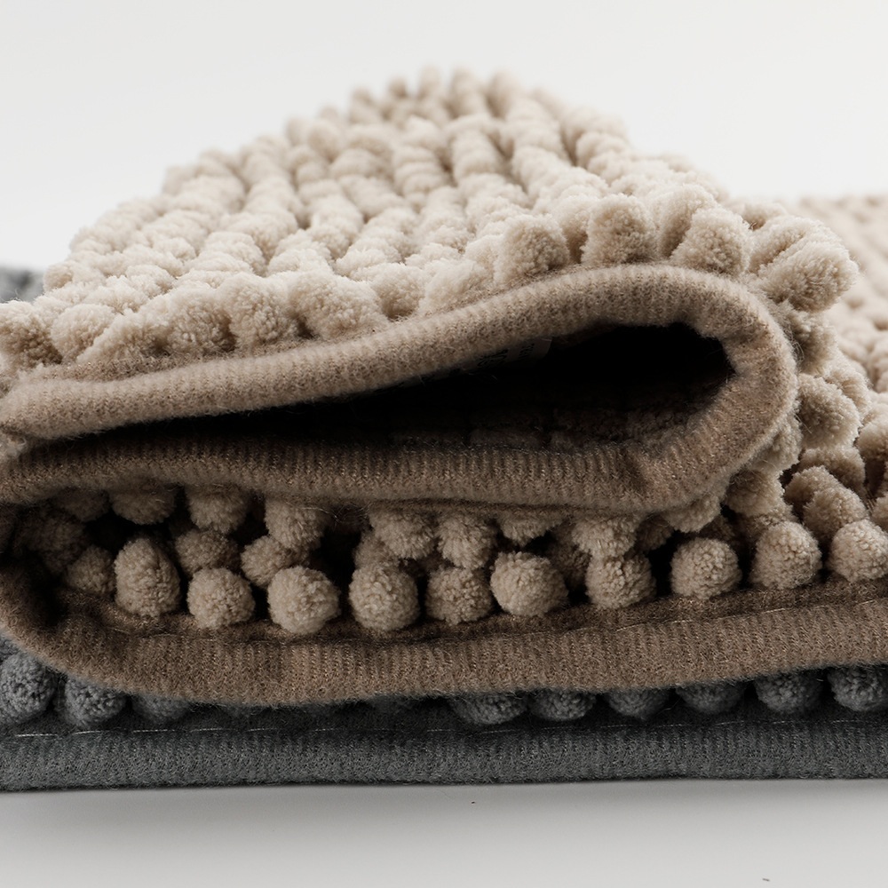 45*70 chenille piso Mat hogar Baño absorbente Mat puerta Mat transfronteriza Venta caliente Hotel Puerta Mat puerta pie