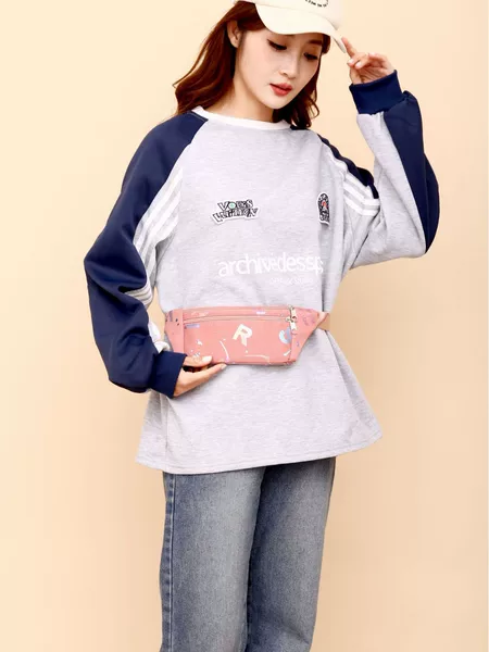 Mobile Phone Waist Bag Women's Mobile Phone Small Bag 2024 New Fashion Ultra-thin Multi-layer Outdoor Running Waist Bag