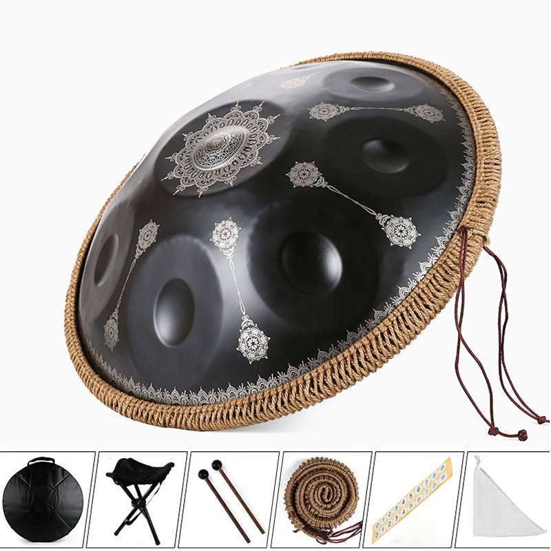 9 tone black mandala