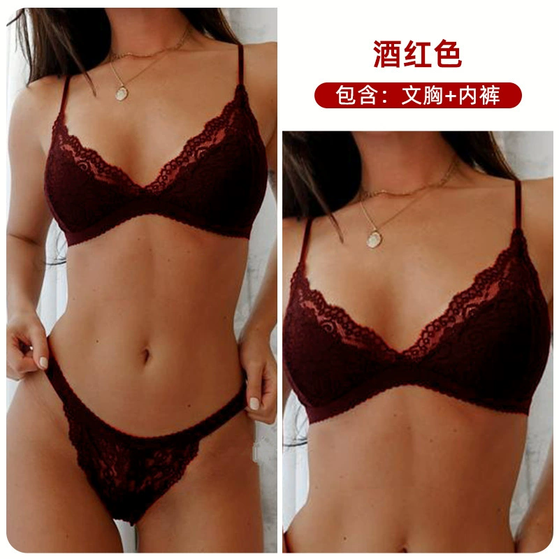 Solid supporting sexy underwear, set, for import