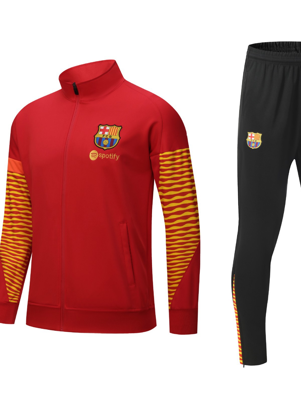 down jacket with zipper for training