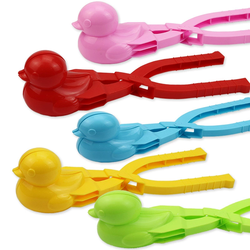 Трансграничный Зимний снег маленький размер утка зажим для снежка снежный ком игрушка зима на открытом воздухе устройство для игры в снежок