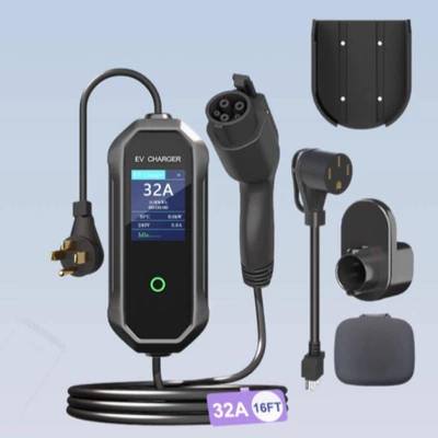 American Standard Charging Pile 7.68Kwtype1 Tesla Wenjie New Energy Vehicle Portable Charging Gun Charging Pile