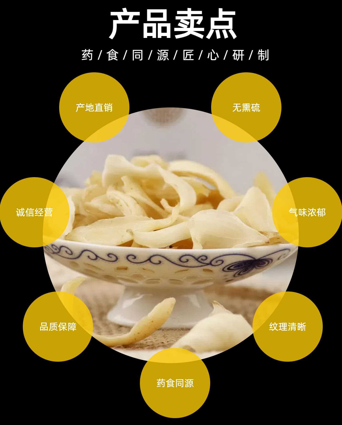 Dried Longya Lily Bulb Slices Bai He 50g Trial Pack Hunan Origin Sulfur-Free Processing quality and texture