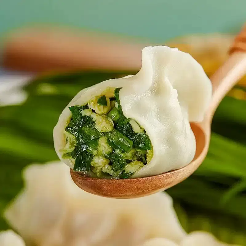 早餐手工饺子商用速冻水饺新鲜韭菜鸡蛋猪肉大葱家用扁食蒸饺批发