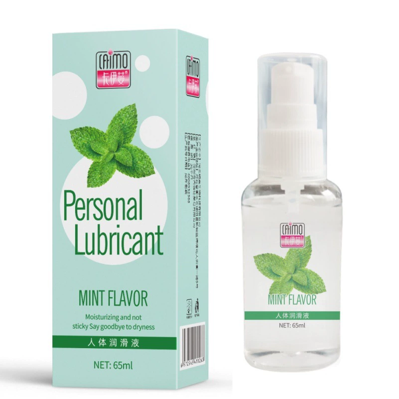 Physiological lubricant 65 ml, transparent press bottle, fruity flavors (multiple variants)