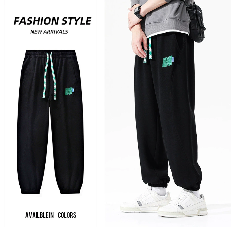 JYF-G65 Мужские универсальные Спортивные Повседневные брюки больших размеров, осенне-модный бренд больших размеров, большие размеры