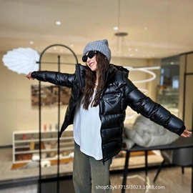 高版本P家25秋冬新款90鸭绒休闲百搭可拆卸帽子保暖面包羽绒服