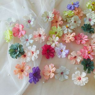 Simulation Flower Little Flower Head Flower Flower Flower Head Little Daisy French French French Flower Hanfu Hauzen Straw Hat Fake Flowers