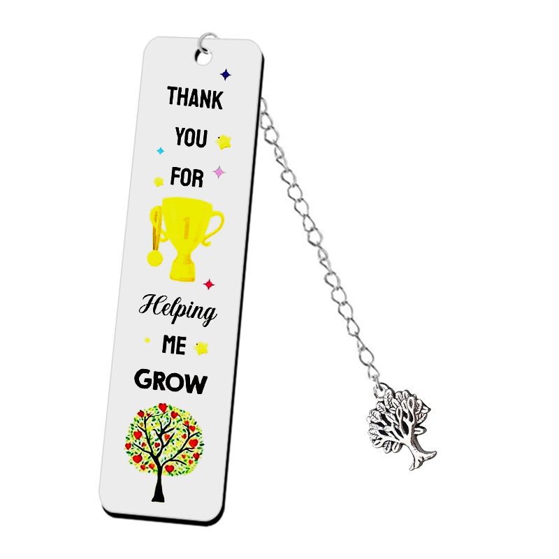 1 Piece Quantity Graduation Occasion Fashion Letter Pattern Stainless Steel Color Printing Bookmark Graduation Season Teacher's Day Gift