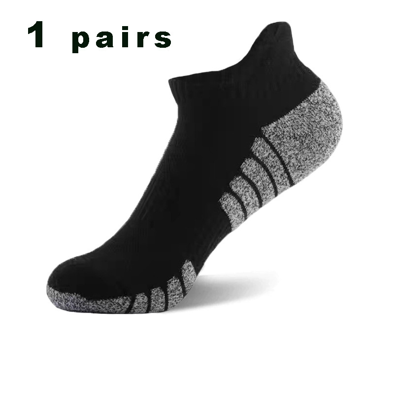 Sports Ankle Socks Athletic Low Cut Socks Thick Knitted Socks Outdoor Fitness Breathable Quick Dry Anti-Friction Warm Socks