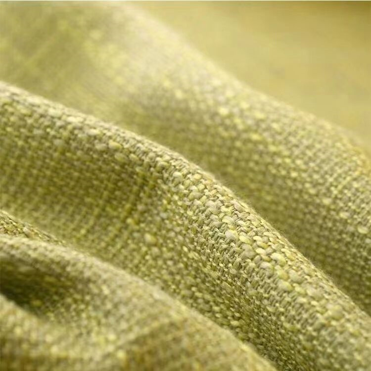 阳离子细麻早春 面料 285克涤棉无弹男女外套西装梭织布料