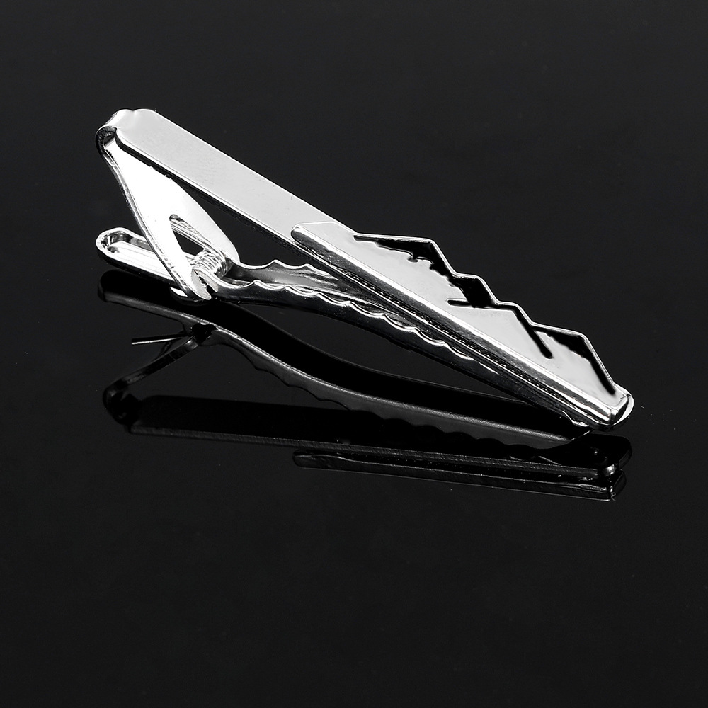 mountain tie clip men's silver alloy tie clip high end fashion business tie clip spot_voghion.com