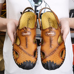 Обувь, летние модные сандалии для отдыха, 2022, для мужчины среднего возраста, большой размер