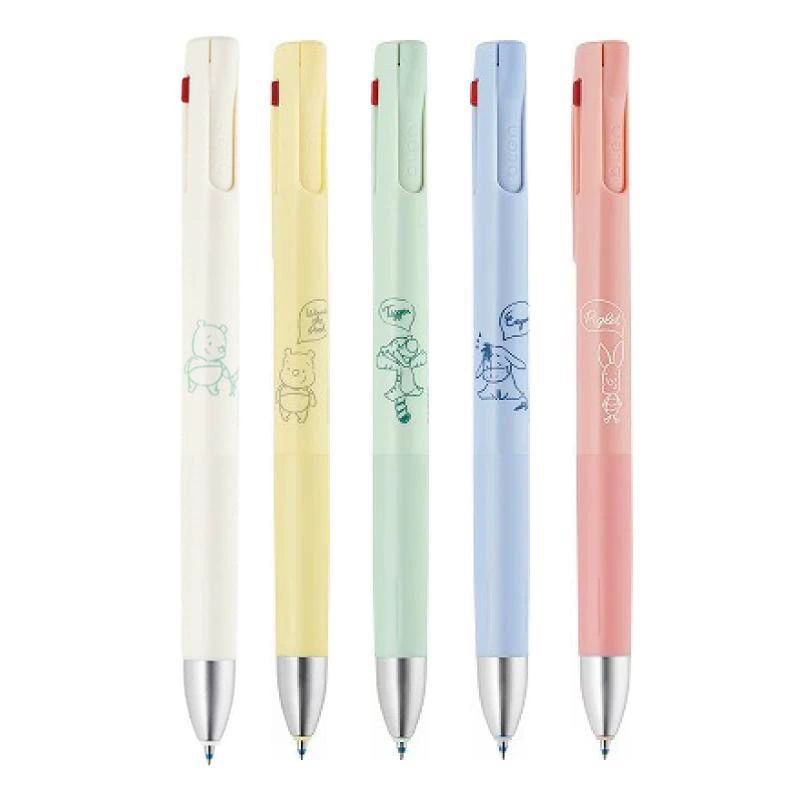 Japanese zebra, universal ballpoint pen, Winnie the Pooh, 3 colors