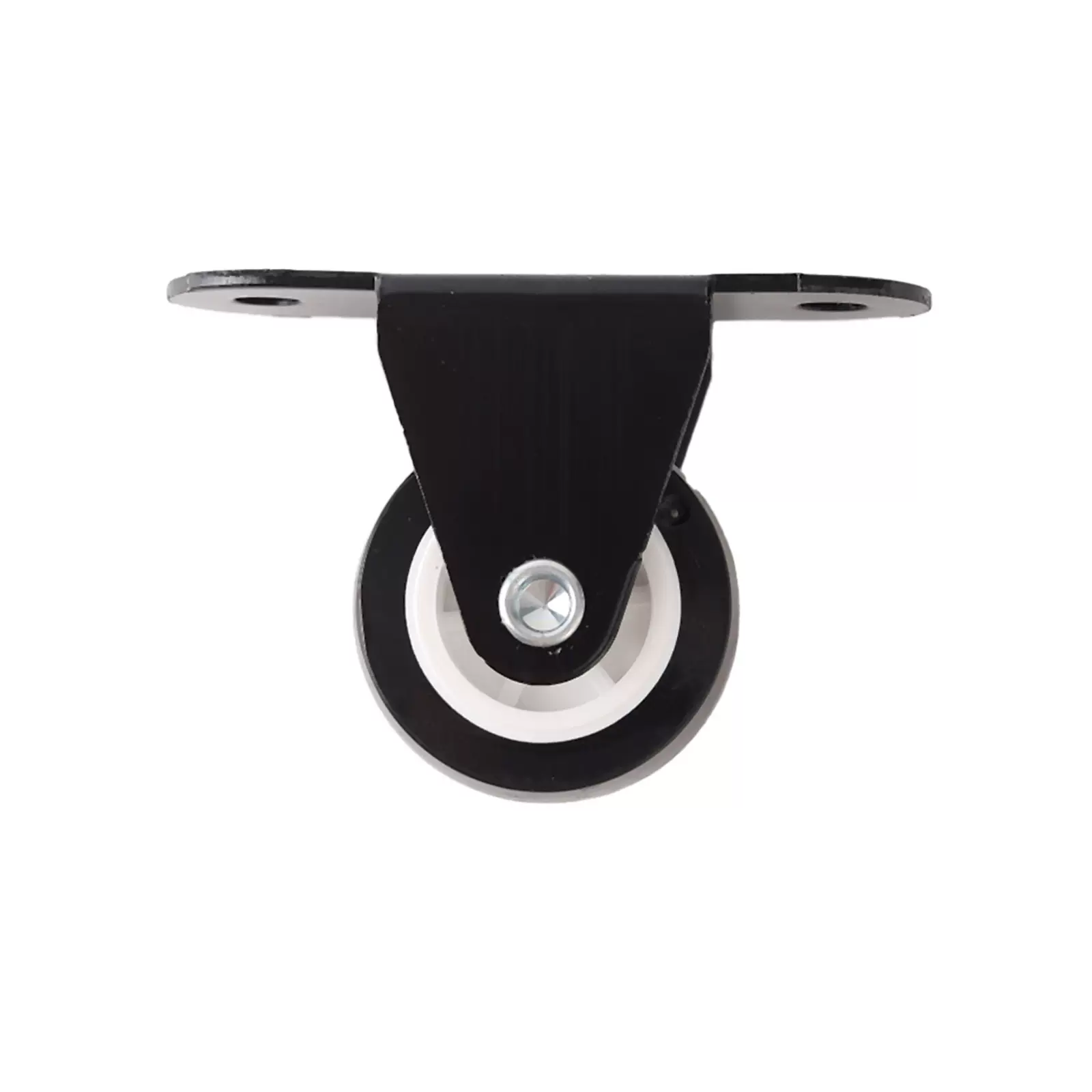 厂销1.5寸固定脚轮沙发定向轮子导轨轮一寸半安装高度50mm的轮子