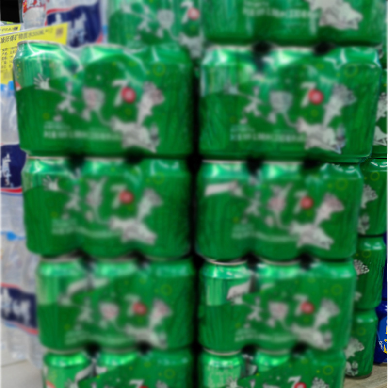 Película de encogimiento de bebidas Película de encogimiento de PE Impresión en color Jugo Película de envasado de bebidas Película de encogimiento de calor de agua mineral Pearl River Delta