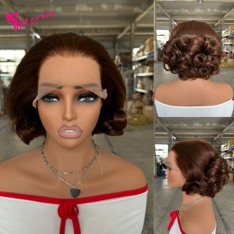 13x4 bouncy curly fumi double drawn wig 250density 14A human|undefined