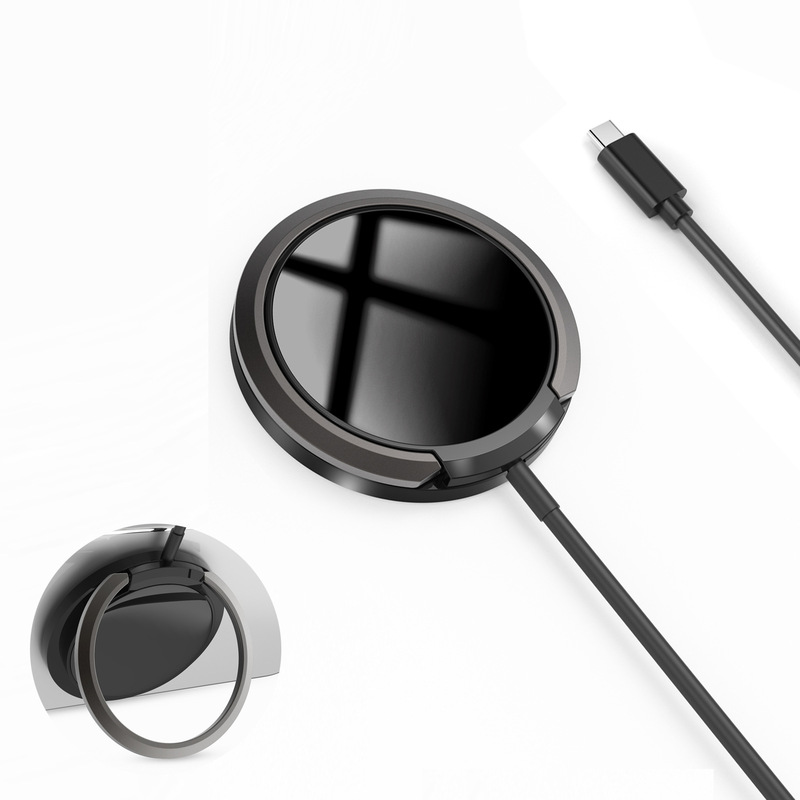 マグネット式ワイヤレス充電器、ロゴ印刷対応、MagSafe対応、Apple AirPods、Samsung対応、マグネット式充電器|undefined