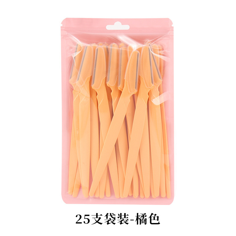 跨境代贴标签批发60支/瓶眉刀DIY化妆美容工具眉毛修眉刀工具用品|undefined