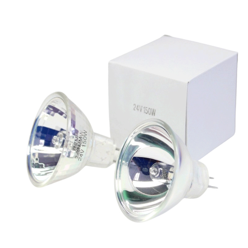 YNZM 24V 150W MR16 Cold Light Source Cuvette, Glossy Surface, Rhomboid Pattern Cuvette Lamp