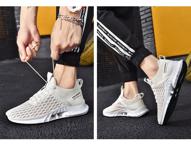 Cross Border Heren S Schoenen Nieuwe Zomer Ademend Vliegend Geweven Casual Mesh Zachte Bodem Sport_voghion.com