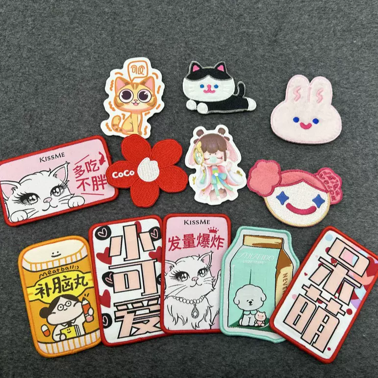 刘海贴女网红魔术贴发饰创意文字刘海贴碎发帖定制发贴儿童发帖