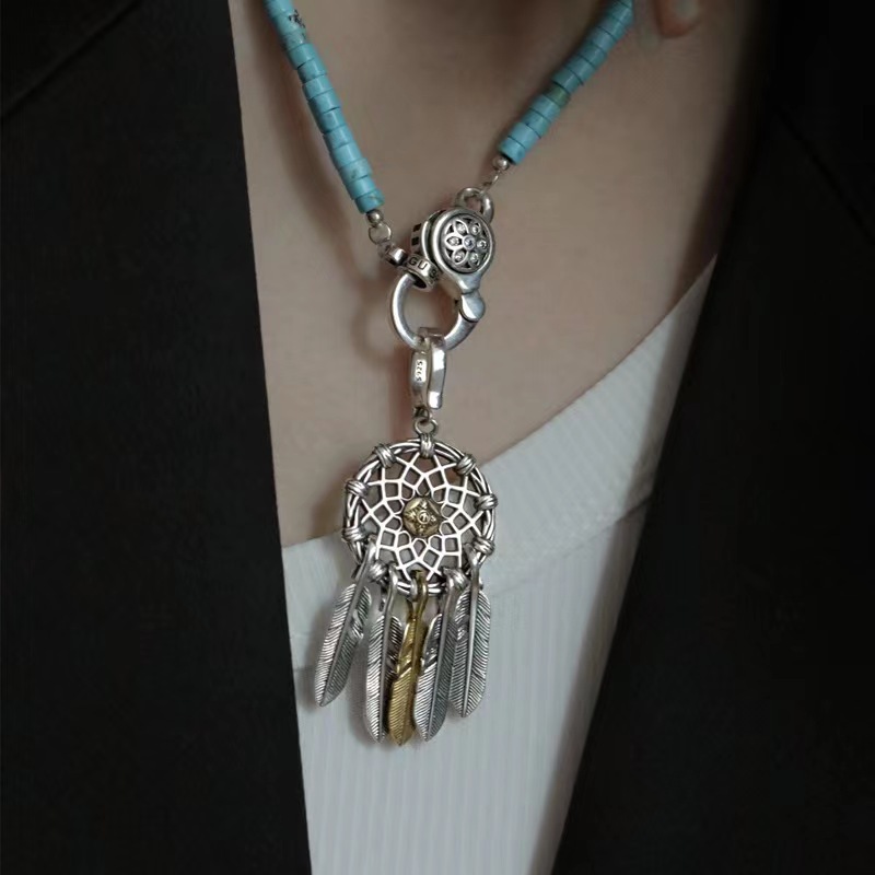 Charms, Jewelry Accessories Classification 1 Piece Copper Dreamcatcher
