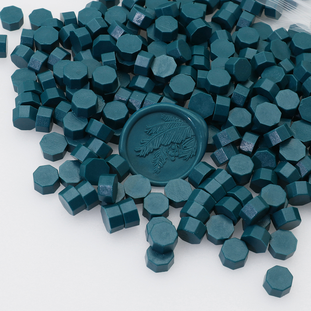 Perlas de cera de sellado octogonales Oucai, 500g, 131 colores, perlas de sellado de cera a granel, colores mixtos, baratas, perladas, una libra.