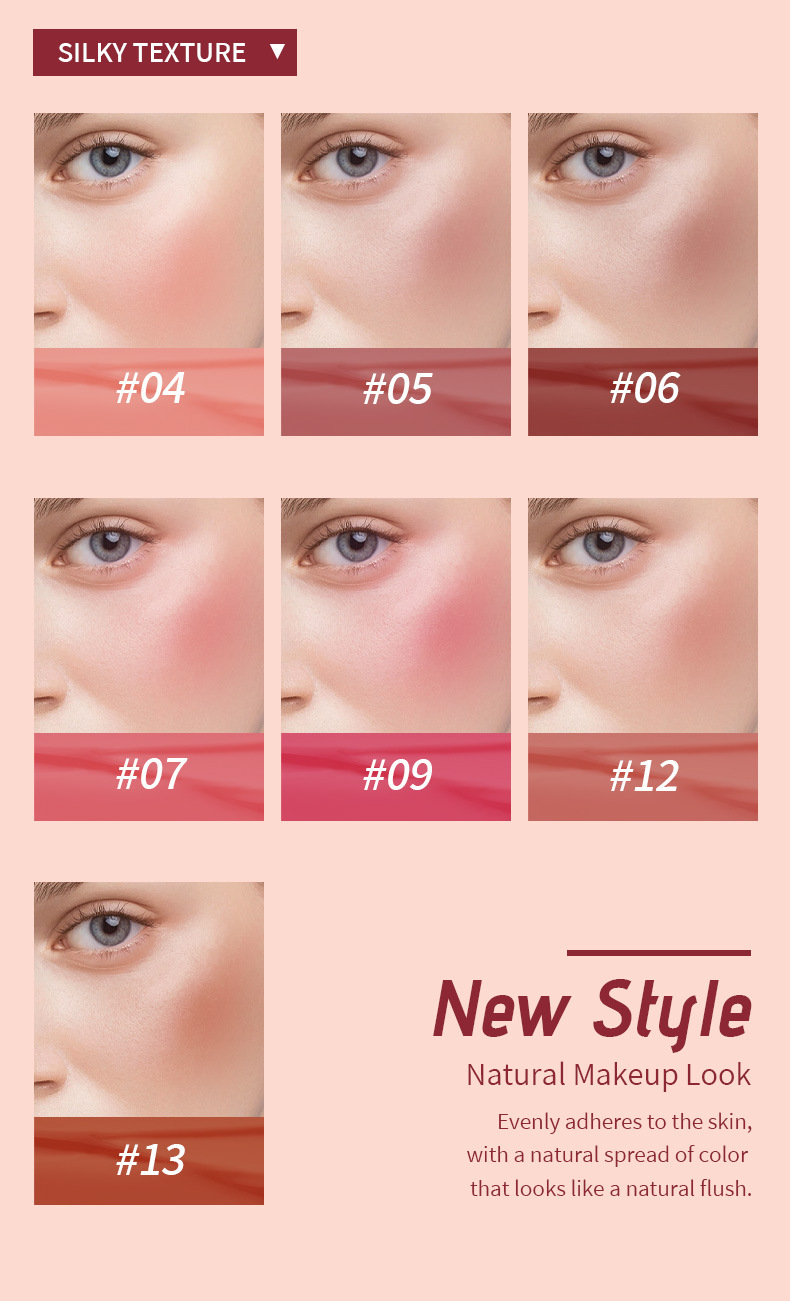 Casual Glam Solid Color Plastic Blusher display picture 2