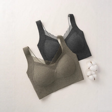 小胸加厚女内衣防下垂收副乳聚拢提拉无钢圈无尺码背心式美背文胸