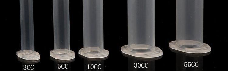 Transparent American-style dispensing adapter syringe dispensing machine 3055 syringe adapter CC dispensing pneumatic transparent glue barrel