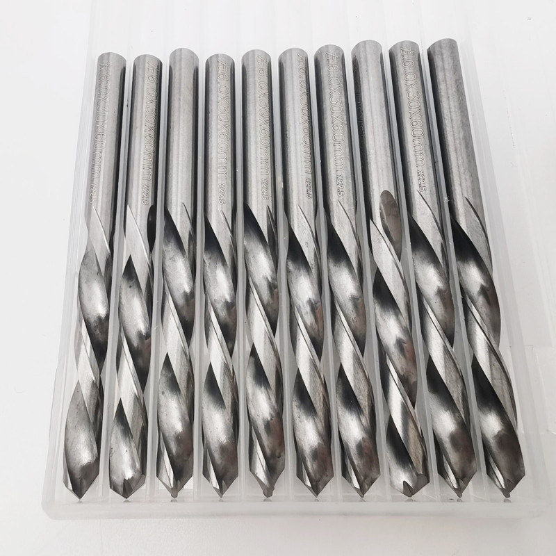 左旋鎢鋼鑽 合金左鑽 YG6X整體硬質合金反轉直柄鑽頭1-20廠家批發