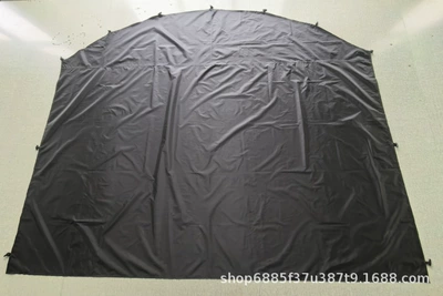 Avtomobil yan çətirləri – Premium Tent - black-silver-plastic-wrap-no-zipper-in-the-middle-420420230