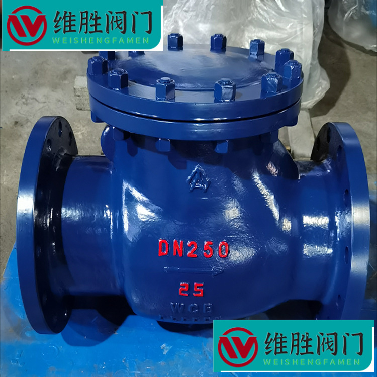 WCB碳钢旋启式止回阀   法兰不锈钢止回阀 H44W-16P H44H-16C