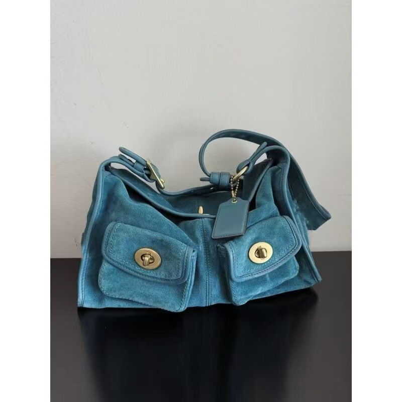 Vintage Multi-Pocket Single Shoulder Pillow Bag 2025 New Retro Artistic Crossbody Bag Casual Wide Strap Commuter Bag for Women Vintage Multi-Pocket Single Shoulder Pillow Bag 2025 New Retro Artistic Crossbody Bag Casual Wide Strap Commuter Bag for Women