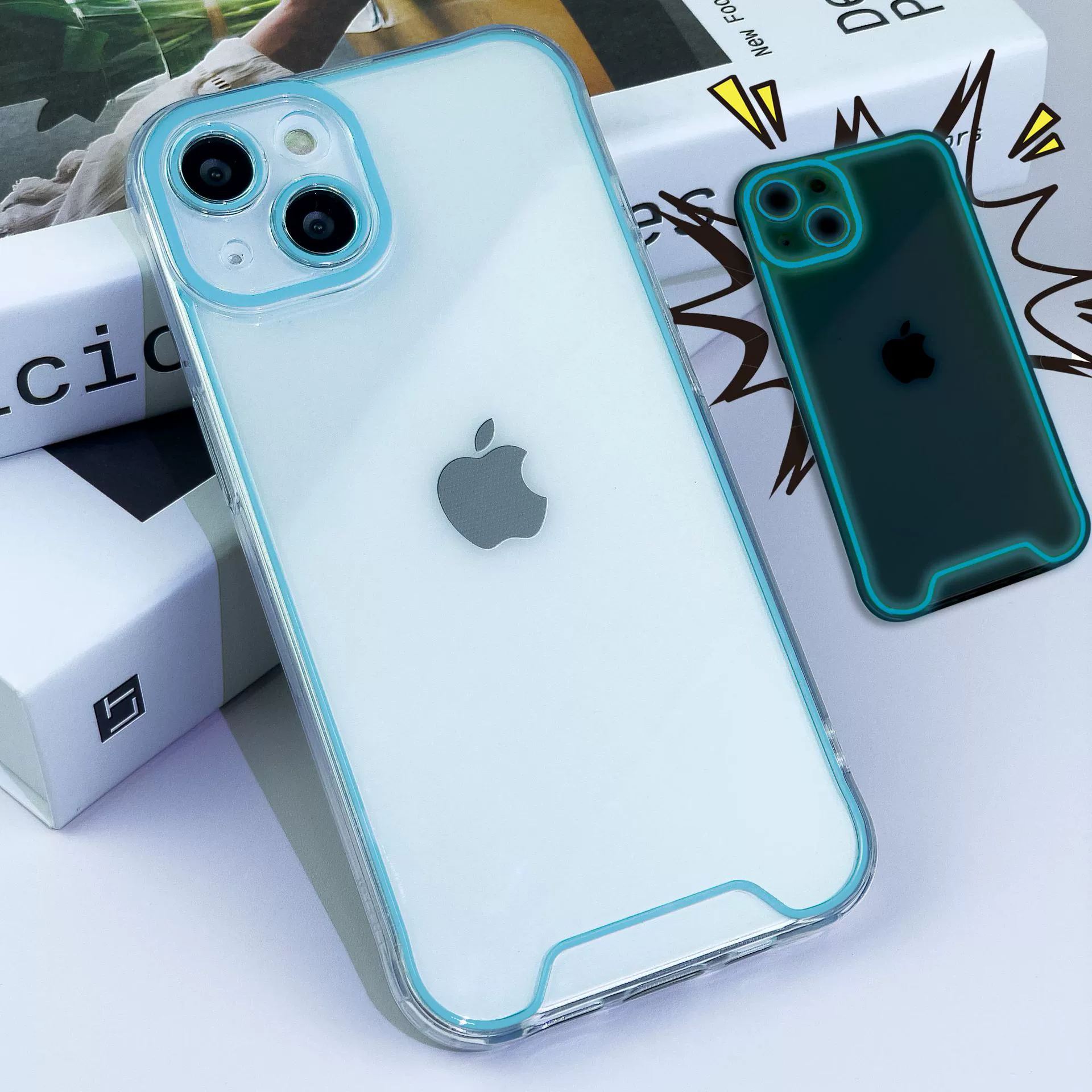 Apple, совместимый чехол для телефона, прозрачный iPhone 16/12/11, силиконовый защитный чехол, iPhone 17 Pro Max