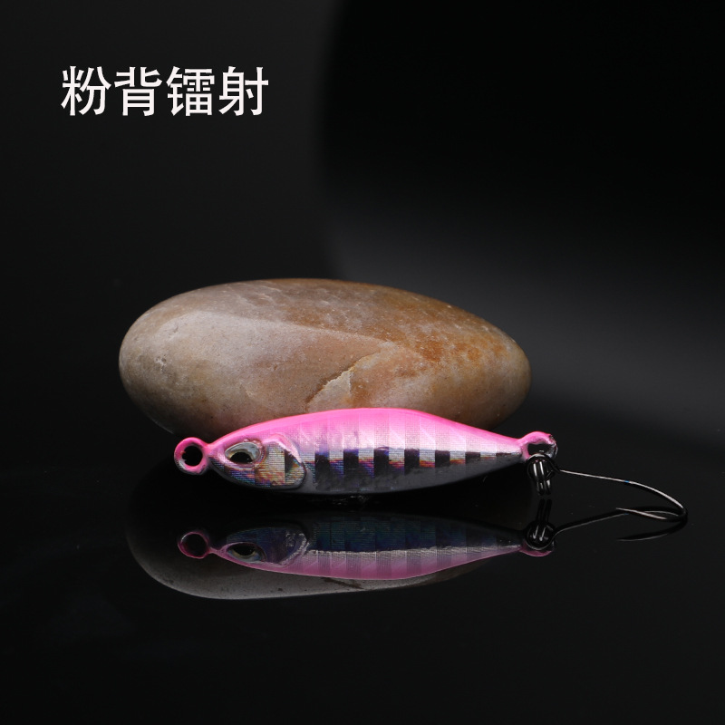 2 Pcs Jigging Spoons Lure Metal Spoons Baits Fresh Water Bass Swimbait Tackle Gear