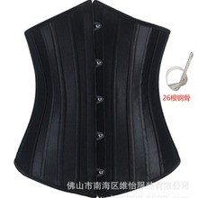 束身衣源头工厂现货批发26根钢骨束身衣收腹收腰宫廷束腰夹corset