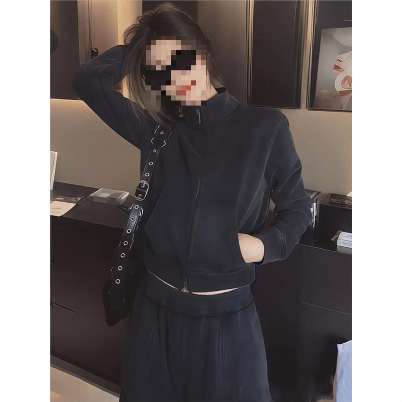 休闲高级春秋卫衣运动套装两件感穿一整套时尚减龄韩系女搭工装裤|undefined