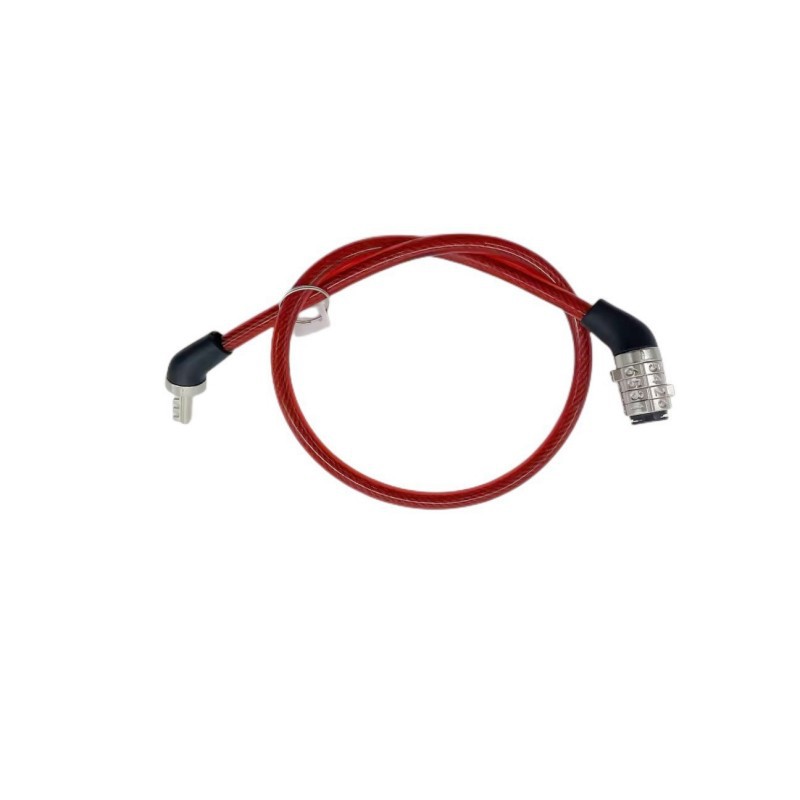 Candado para bicicleta, candado de combinación de cuatro dígitos para bicicleta de montaña, candado de cable de acero, candado de combinación de un solo anillo, candado de alambre de acero, accesorios para ciclismo.