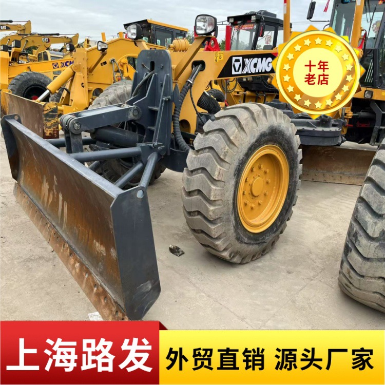 Exportación perenne de segunda mano XCMG GR180 / 185 / 215 raspadora noventa y nueve por ciento nuevo paquete nacional