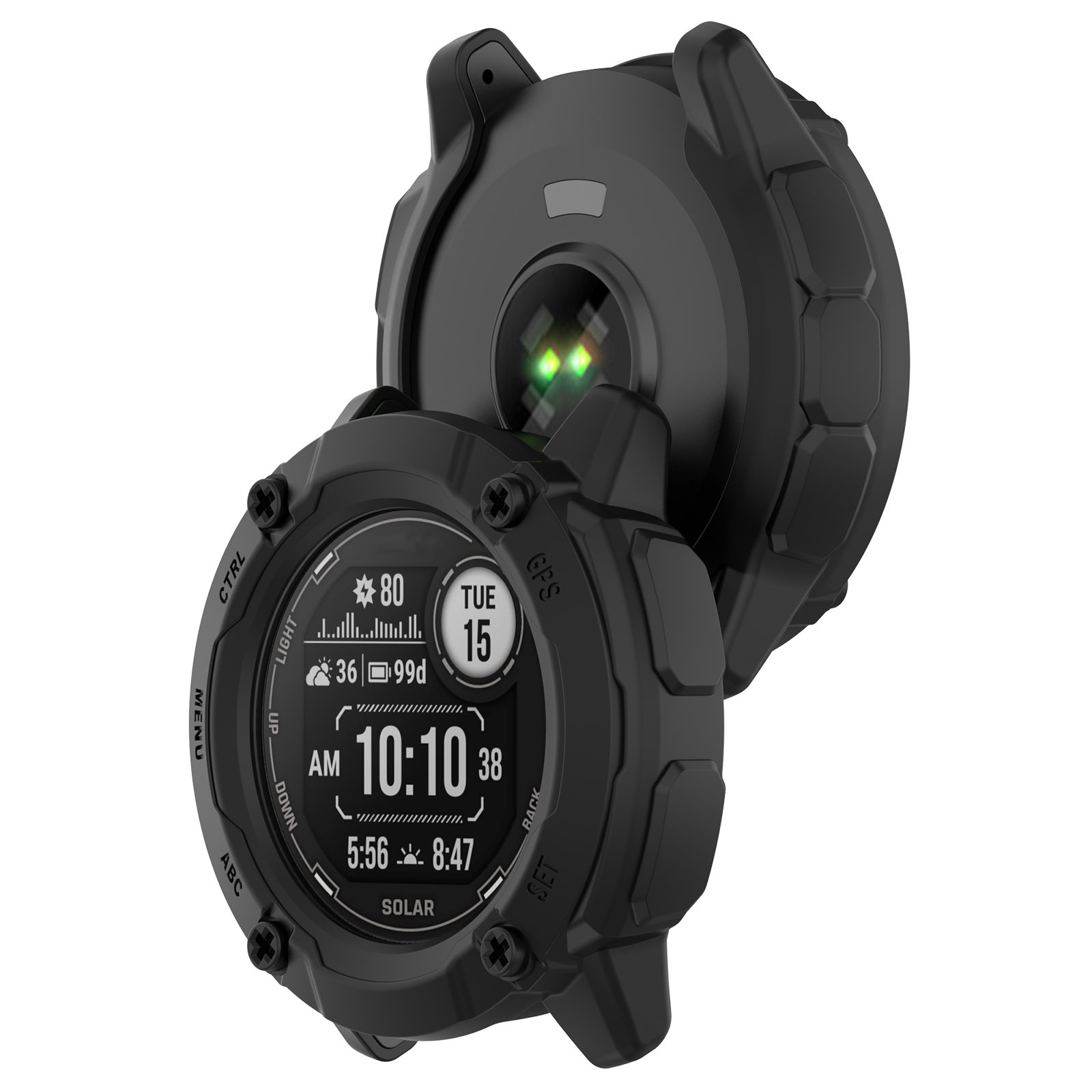 Suitable for Garmin instinct 2X protective case. Garmin Instinct 2X skeletonized armor watch case undefined