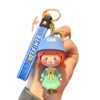 Cute keychain for beloved, cartoon doll suitable for men and women, pendant, Birthday gift, wholesale