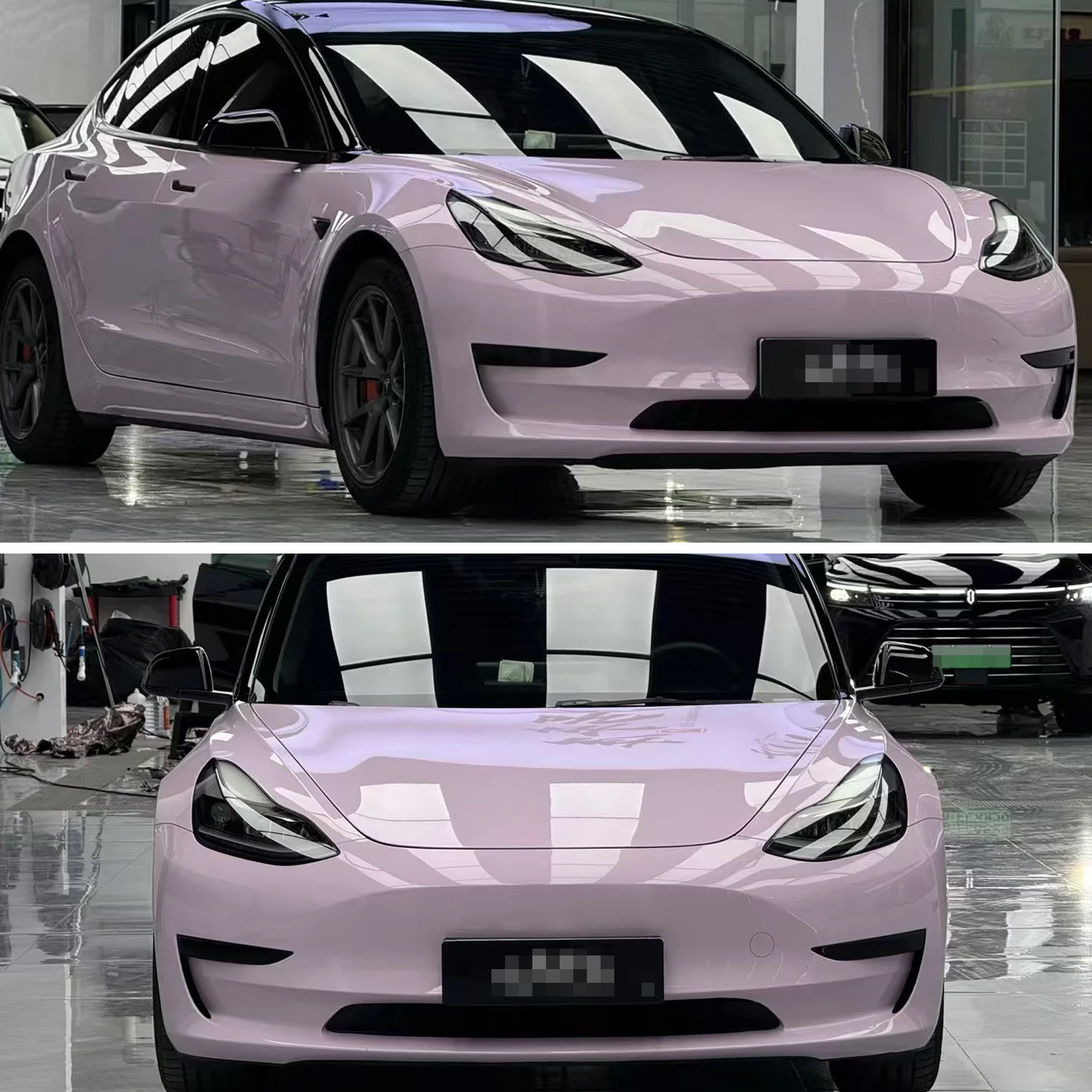 Cross-Border Supply of High-Quality Tpu Color-Changing Film Pp Lilac Pink Purple Car Color-Changing Protective Film Anti-Scratch Self-Healing