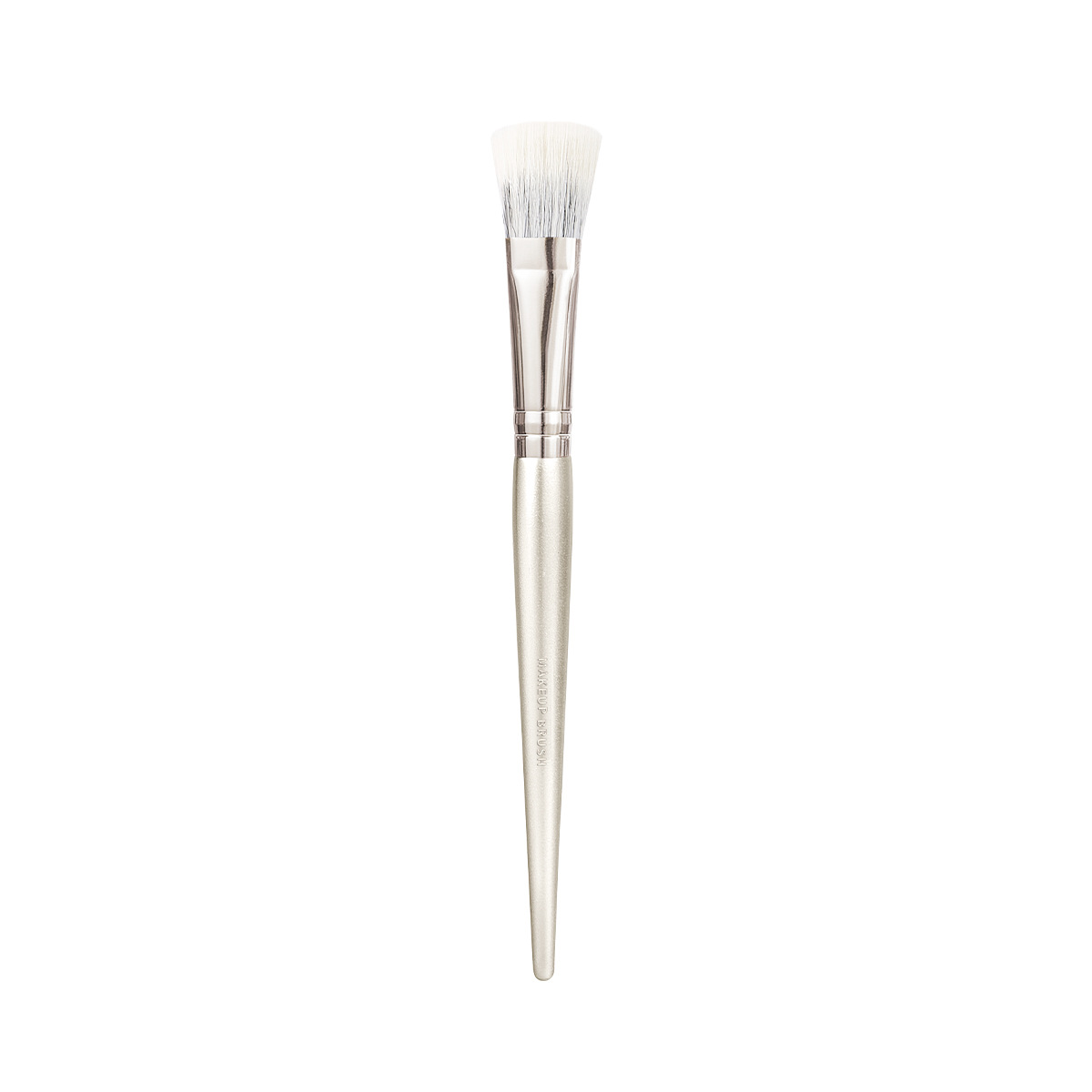 GECOMO Cepillo de color de punta plana Cepillo de rubor Cepillo de reparación Cepillo de sombra nasal Sin polvo Herramienta de belleza multifuncional para principiantes