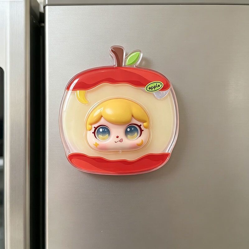 Xuyu Sheng Peripheral Ray-Ban 99 Acrylic Magnetic Refrigerator Magnets Cartoon Refrigerator Decoration High-Value Apple Creative Design