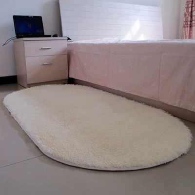 Table Bedroom Room Bedside Rug – Car Carpet - beige-60-160cm