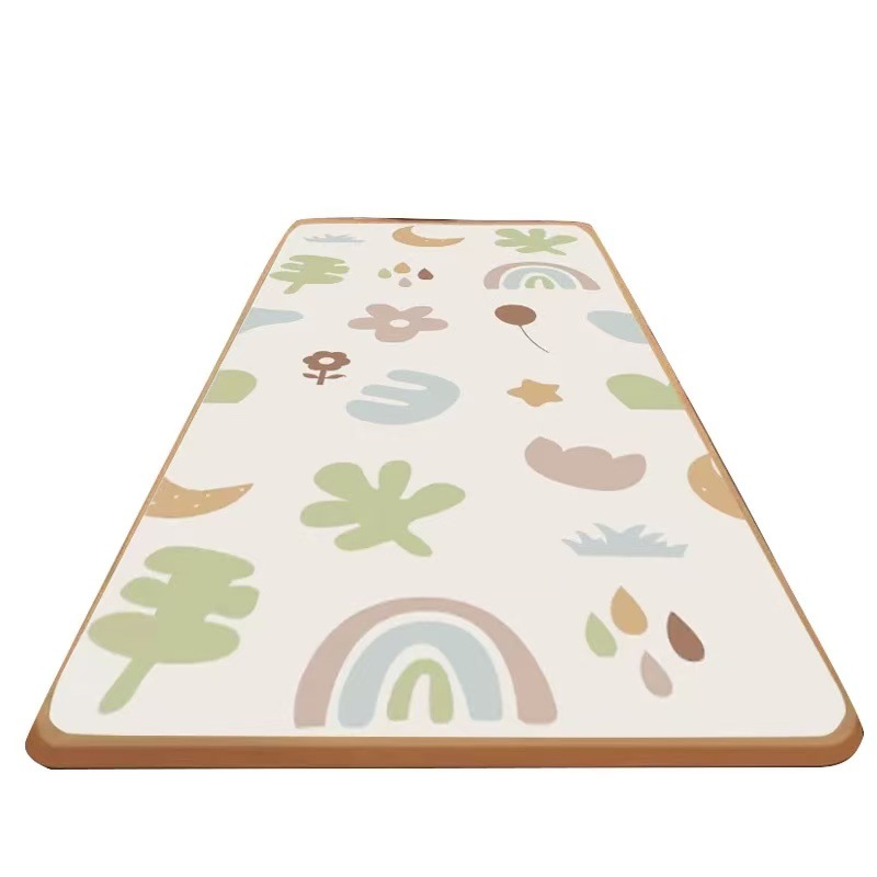Estera de cama para niños gruesa sala de estar dormitorio anti-caída cuatro estaciones estera de piso universal estera de arrastre sin formaldehído estera de cama anti-caída